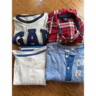 ギャップキッズ(GAP Kids)の値下げ　GAP kids 送料込　4着セット　150〜160 ボーイズ(Tシャツ/カットソー)