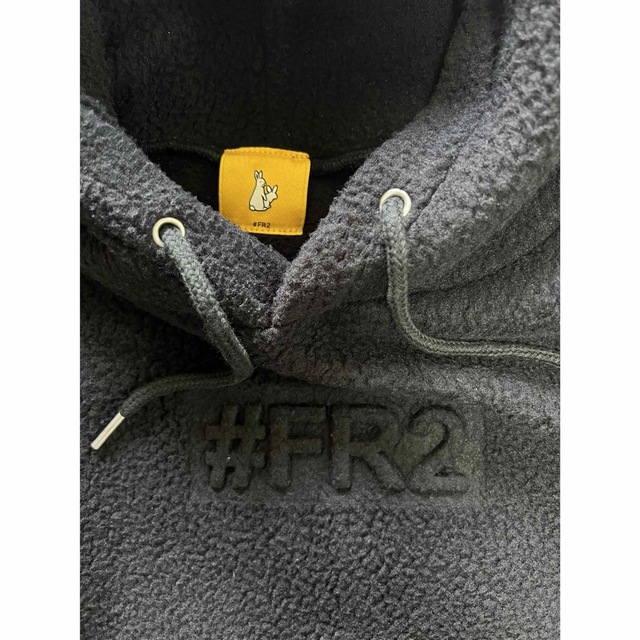 fr2  Logo Eco Fur Hoodie