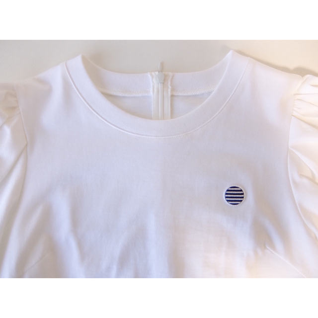 BORDERS at BALCONY(ボーダーズアットバルコニー)のBORDERS at BALCONY/GRACE SHOULDER TEE レディースのトップス(カットソー(長袖/七分))の商品写真