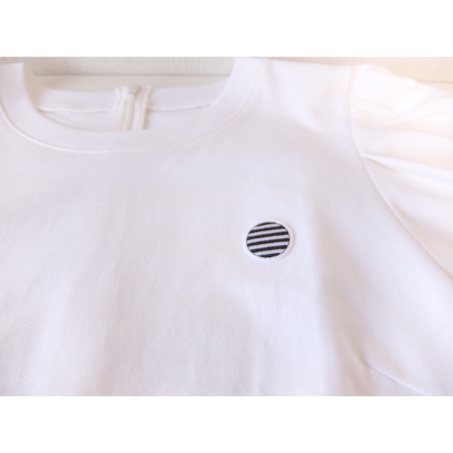 BORDERS at BALCONY(ボーダーズアットバルコニー)のBORDERS at BALCONY/GRACE SHOULDER TEE レディースのトップス(カットソー(長袖/七分))の商品写真