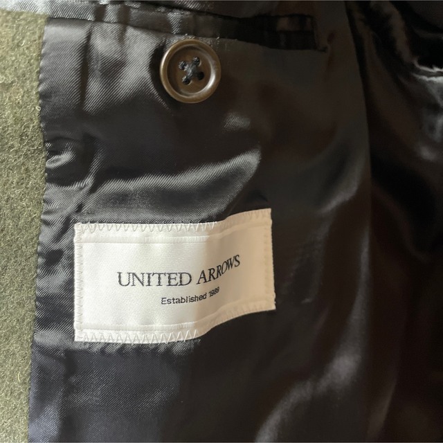 UNITED ARROWS グリーン　チェスターコート　美品