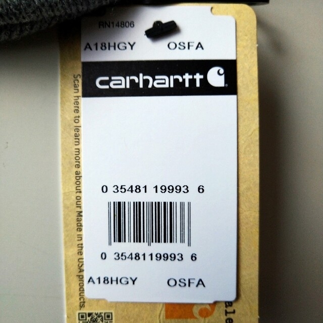 carhartt(カーハート)のcarharttのニット帽 メンズの帽子(ニット帽/ビーニー)の商品写真