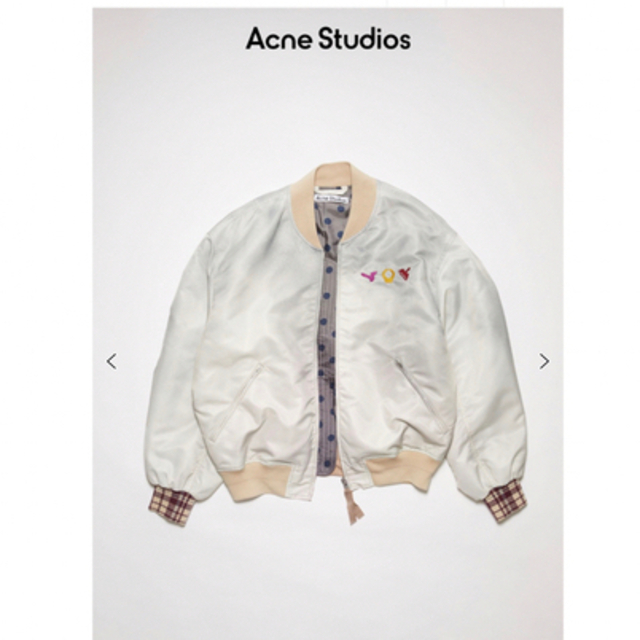 ブルゾン新品Acne Studios サテンボンバージャケット