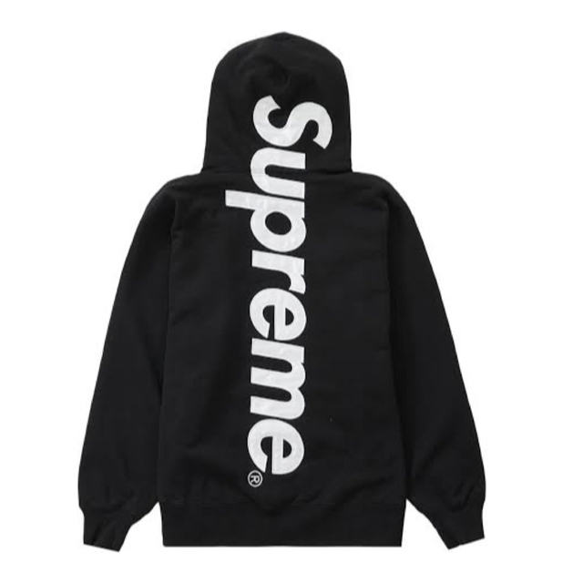 Supreme(シュプリーム)のSupreme Satin Applique Hooded スウェット　パーカー メンズのトップス(パーカー)の商品写真