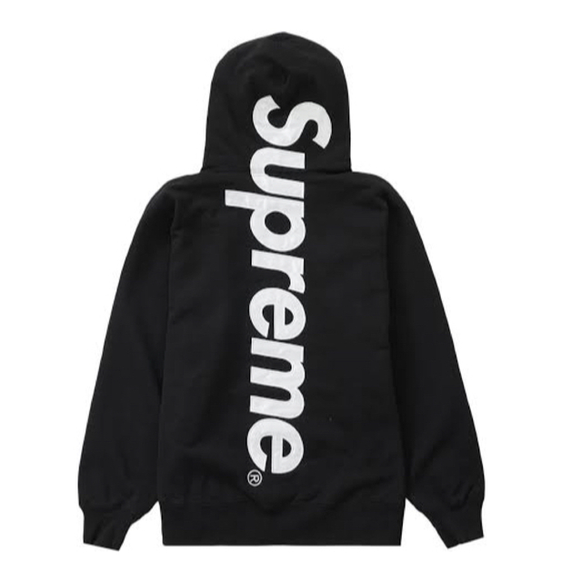 Supreme Satin Applique Hooded スウェット　パーカートップス