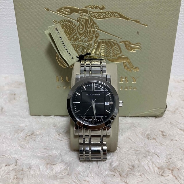 箱有☆BURBERRY バーバリー メンズ 腕時計 シルバー BU1364 www