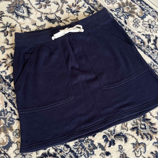 J.Crew(ジェイクルー)のJCrew コットンミニスカート(紺) サイズXXS レディースのスカート(ミニスカート)の商品写真