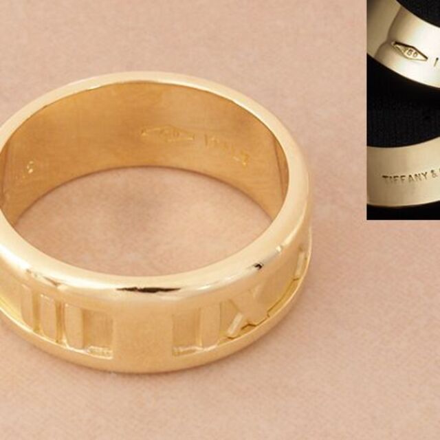 高品質 & Tiffany Co. K18YG 11号 リング アトラス TIFFANY&Co