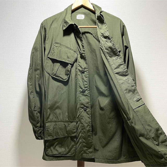 程度良好 L-S 2nd ノンリップ 実物 米軍 ファティーグ ジャケット LS