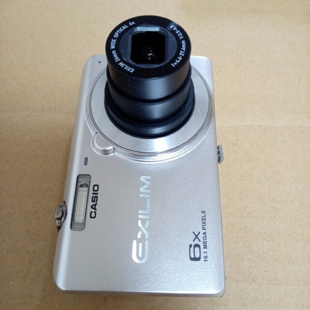 CASIO EXILIM デジタルカメラ 1610万画素CCD 広角26mm 光学6倍ズーム シルバー EX-ZS25SR 