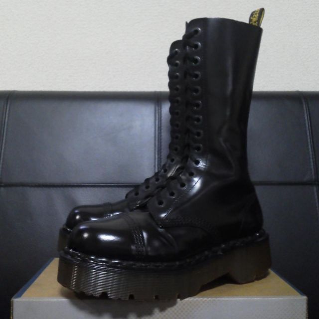 【激レア】Dr.Martens 英国製 クレイジーボム UK5 厚底 14ホール 1