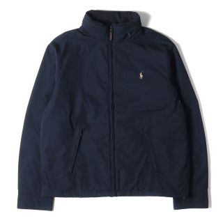 ポロラルフローレン(POLO RALPH LAUREN)のPOLO Ralph Lauren ポロ ラルフローレン ジャケット 裏地フリース スイングトップ ネイビー 紺 L アウター ブルゾン 【メンズ】【中古】(その他)