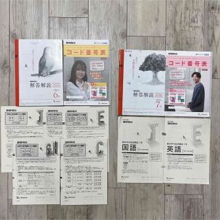 ベネッセ(Benesse)の2022年度　進研模試6、7月(語学/参考書)