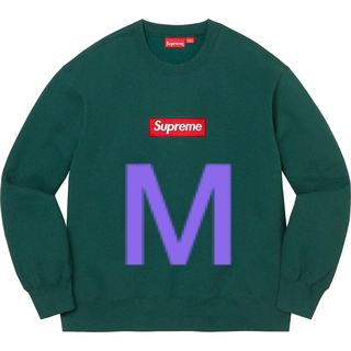 シュプリーム(Supreme)のSupreme Box Logo Crewneck Dark Pine M(スウェット)