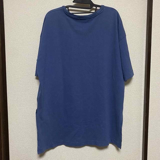 ポケット　Tシャツ　ジーユー　GU トップス　メンズ　　XLサイズ  ネイビー メンズのトップス(Tシャツ/カットソー(半袖/袖なし))の商品写真