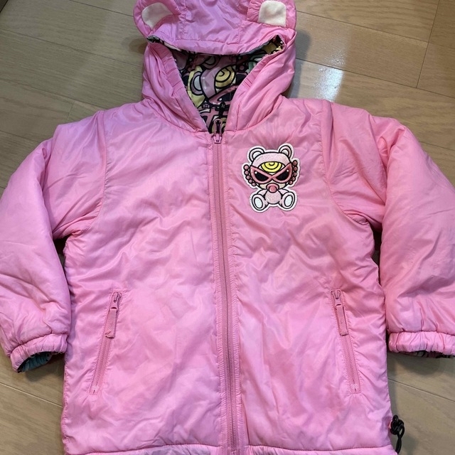 HYSTERIC MINI(ヒステリックミニ)のヒスミニ　ダウン110サイズ キッズ/ベビー/マタニティのキッズ服女の子用(90cm~)(ジャケット/上着)の商品写真