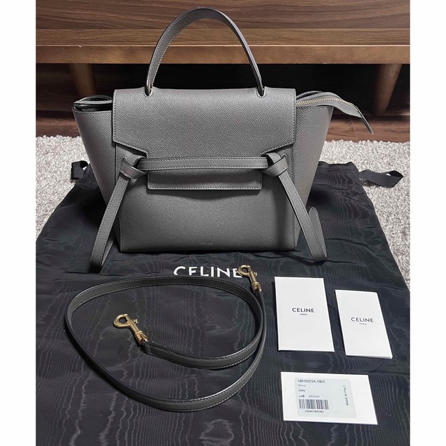 超激得人気 CELINE セリーヌ ピコ ベルトバッグ / グレインドカーフ ...