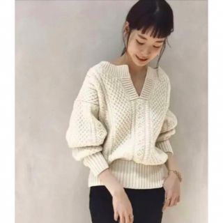 Plage - plage プラージュ アランショートプルオーバー ニットの通販