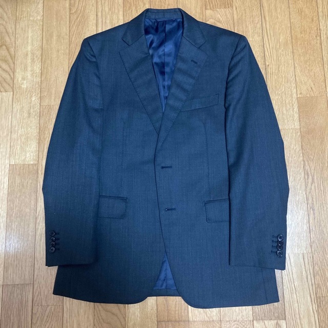 THE SUIT COMPANY(スーツカンパニー)の【のぶ7733様専用】スーツカンパニー スリーピーススーツ ネイビーグレー メンズのスーツ(セットアップ)の商品写真