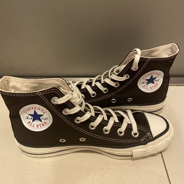 CONVERSE(コンバース)の【美品】コンバース　オールスター　ハイ　ブラウン　☆日本製☆ レディースの靴/シューズ(スニーカー)の商品写真