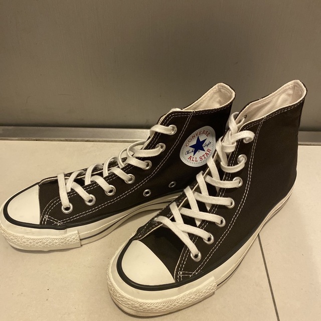 CONVERSE(コンバース)の【美品】コンバース　オールスター　ハイ　ブラウン　☆日本製☆ レディースの靴/シューズ(スニーカー)の商品写真