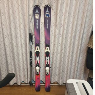 スキー140cm 3点セット アトミック