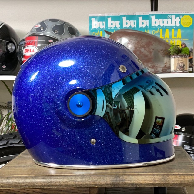 58%以上節約 希少な廃盤モデル BELL BULLITT ベル ブリット ブルー S