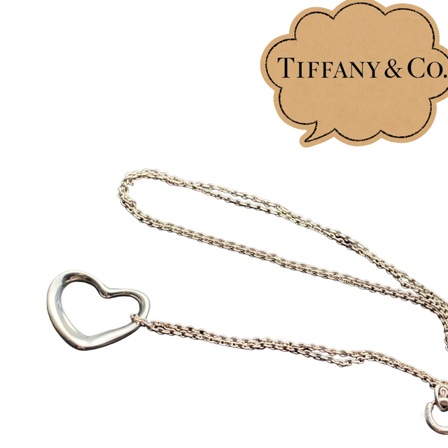 Tiffany & Co. - ティファニー ネックレス オープン ハート 15㎜ SV925