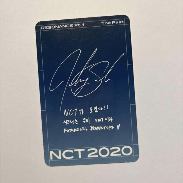 NCT 2020 トレカ ジャニ resonance pt.1 past エンタメ/ホビーのトレーディングカード(その他)の商品写真