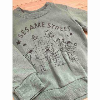 セサミストリート(SESAME STREET)の▼セサミストリート 裏起毛トレーナー 100 エルモ(Tシャツ/カットソー)