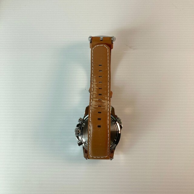 SEIKO(セイコー)のセイコー ソーラー 腕時計 アナログ レザー クロノグラフ メンズの時計(腕時計(アナログ))の商品写真