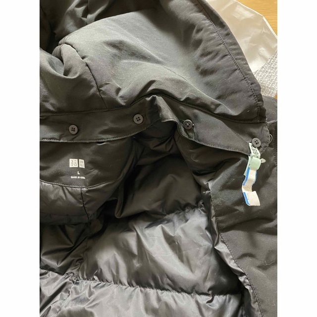 UNIQLO(ユニクロ)のＬ　黒　ユニクロ　ハイブリッドダウン レディースのジャケット/アウター(ダウンコート)の商品写真