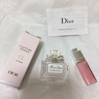 ディオール(Dior)の新品未使用　ディオール　ミスディオールブルーミングブーケ5mlミニ香水ミニグロス(香水(女性用))