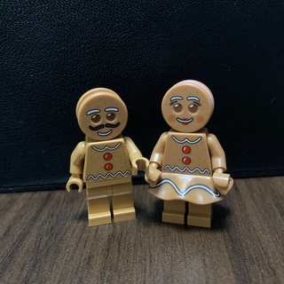 レゴ(Lego)のLEGO ミニフィグ　ジンジャブレッドマン　ジンジャーブレッドウーマン(キャラクターグッズ)