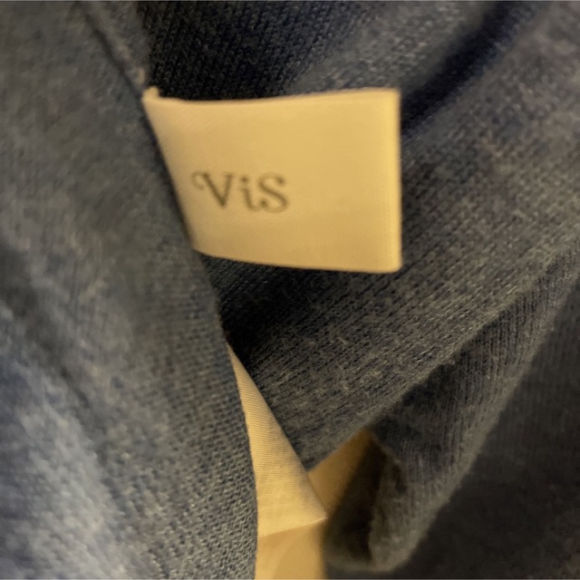 ViS(ヴィス)のvis ✩.*˚レディース ブルー Vネック 長袖ニット レディースのトップス(ニット/セーター)の商品写真