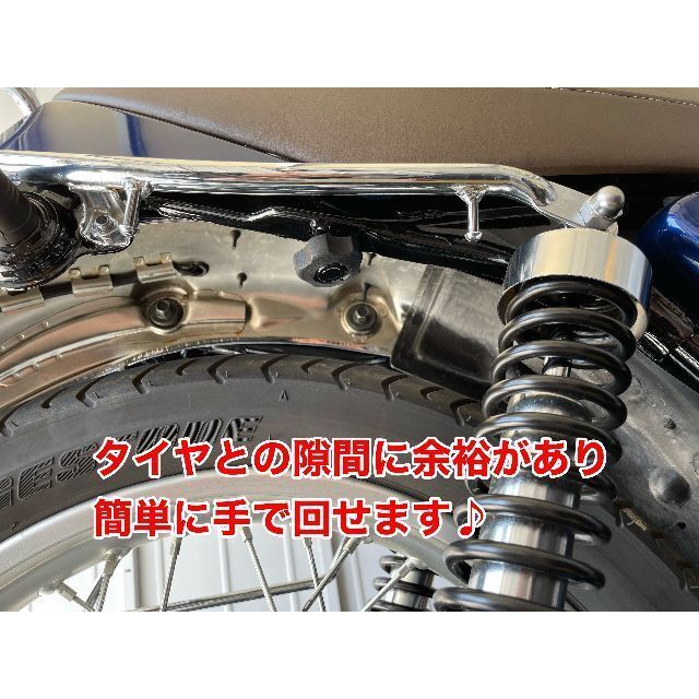 ヤマハ(ヤマハ)のSR400 簡単脱着 シート ボルト ノブ [Ver1.0] 自動車/バイクのバイク(パーツ)の商品写真