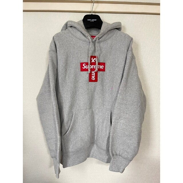 Supreme Cross Box Logo Hooded Sweatshirt