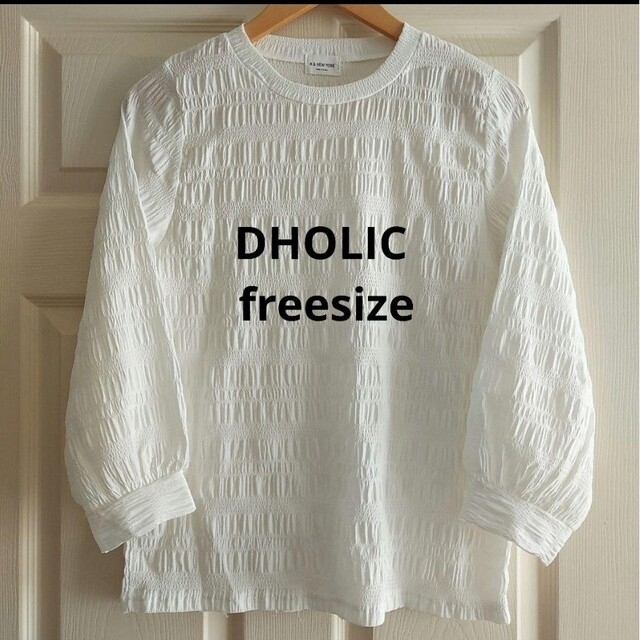 dholic - dholic ノーカラーブラウス 韓国の通販 by いと's shop