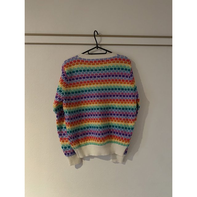 rainbow dot knit