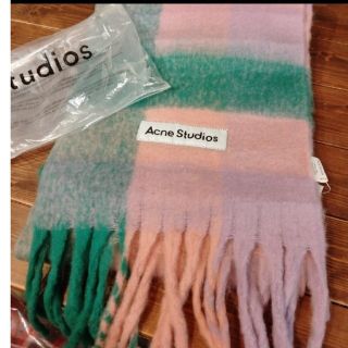 acne studious 大判 マフラー 21aw アルパカウール混 タグ付き 直販