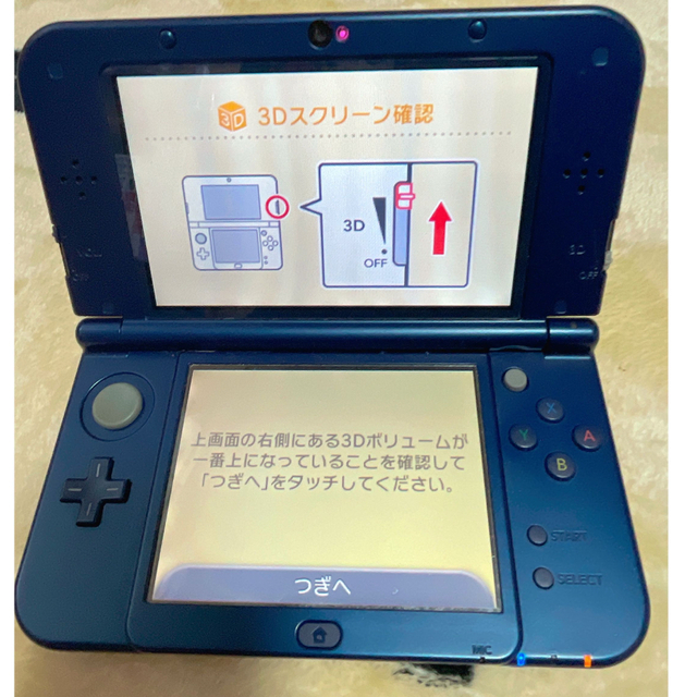 ニンテンドー3DS(ニンテンドー3DS)の任天堂 NEW 3DS LL メタリックブルー ＋ソフト4点＋ACアダプター エンタメ/ホビーの雑誌(ゲーム)の商品写真