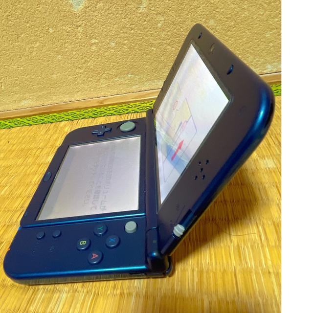 ニンテンドー3DS(ニンテンドー3DS)の任天堂 NEW 3DS LL メタリックブルー ＋ソフト4点＋ACアダプター エンタメ/ホビーの雑誌(ゲーム)の商品写真