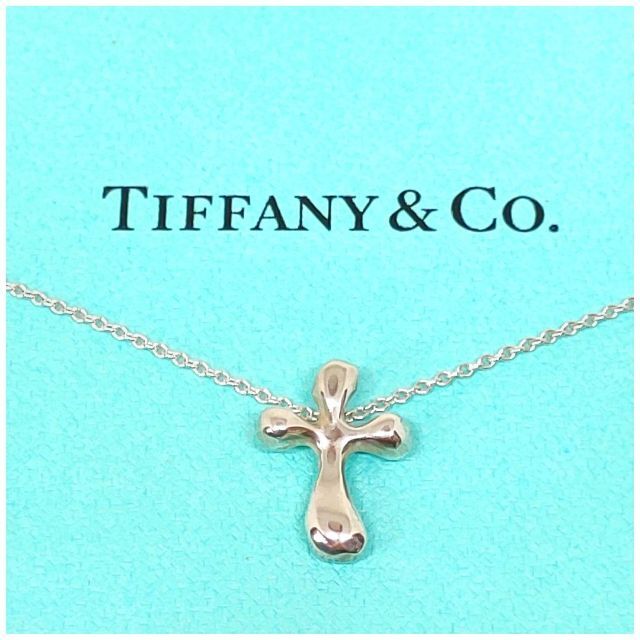 TIFFANY ネックレス クロス エルサペレッティ  シルバー SV925