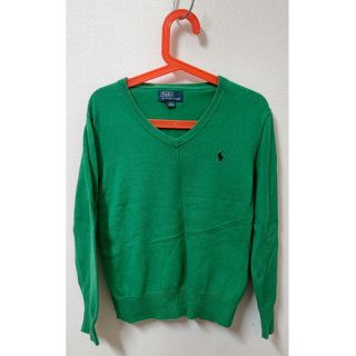 ポロラルフローレン(POLO RALPH LAUREN)のラルフローレン　Vネック　グリーン　130(Tシャツ/カットソー)