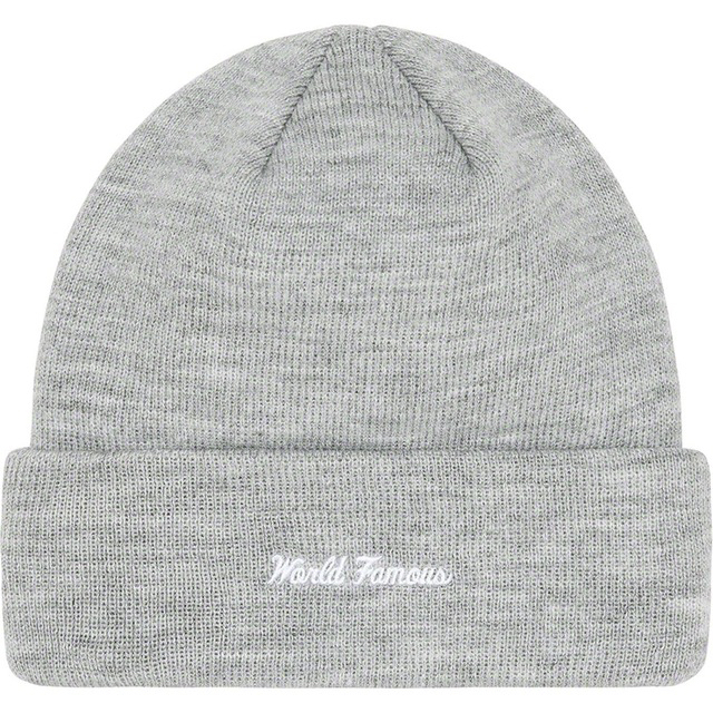 Supreme New Era® Box Logo Beanie Grey