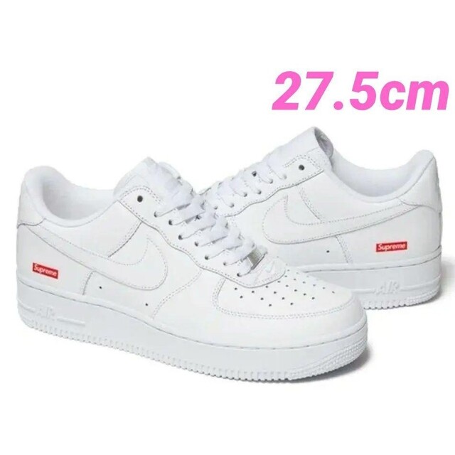人気デザイナー Supreme NIKE エアフォース1 新品 27.5cm