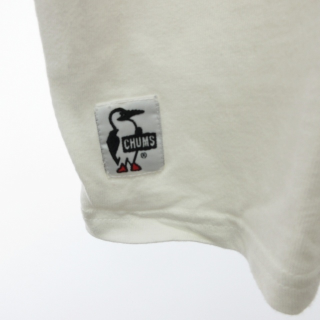 CHUMS(チャムス)のチャムス CHUMS フットボール Tシャツ カットソー 半袖 白 緑 L メンズのトップス(Tシャツ/カットソー(半袖/袖なし))の商品写真