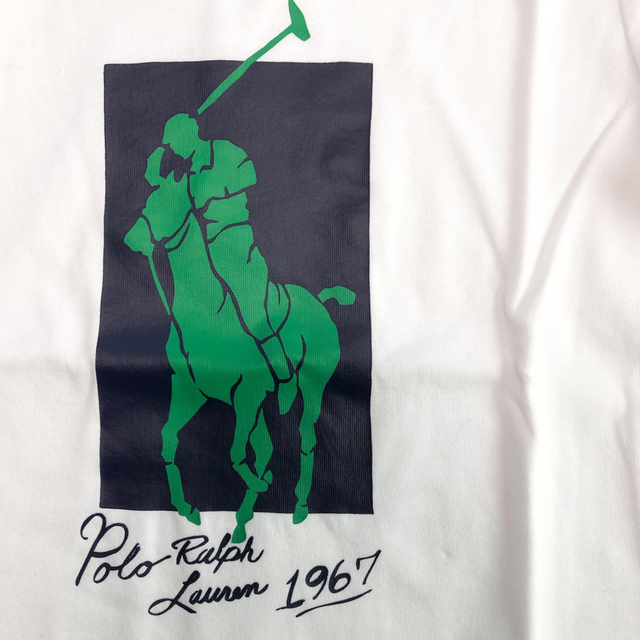 POLO RALPH LAUREN(ポロラルフローレン)のラルフローレンビッグポニー長袖Tシャツ ホワイト 4/110 キッズ/ベビー/マタニティのキッズ服男の子用(90cm~)(Tシャツ/カットソー)の商品写真