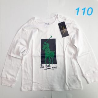 ポロラルフローレン(POLO RALPH LAUREN)のラルフローレンビッグポニー長袖Tシャツ ホワイト 4/110(Tシャツ/カットソー)