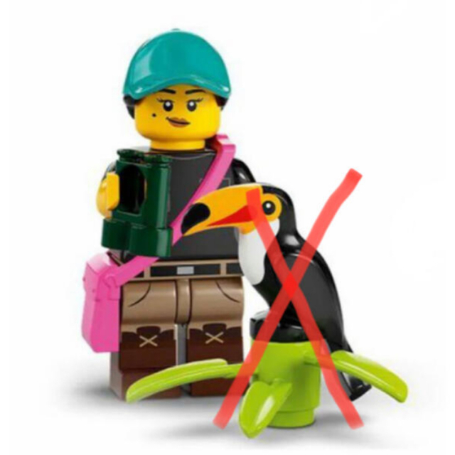 Lego(レゴ)のLEGO ミニフィグ　バードウォッチングガール　幸せの青い鳥付き エンタメ/ホビーのおもちゃ/ぬいぐるみ(キャラクターグッズ)の商品写真